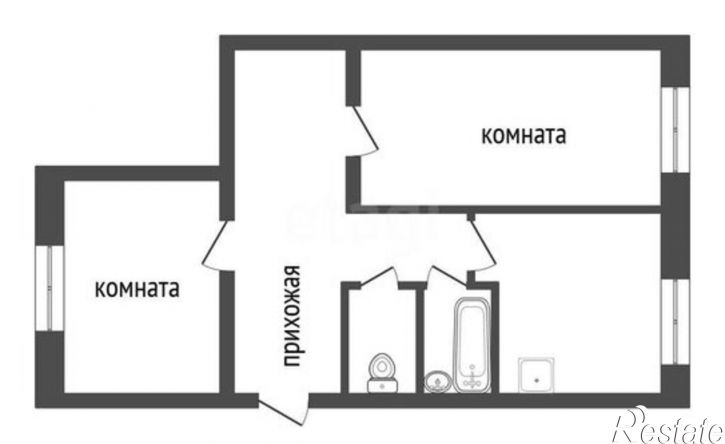 2-комн квартира микрорайон Юбилейный, 74
