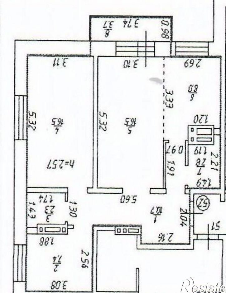 3-комн квартира Байкальская улица, 307,  д. 307