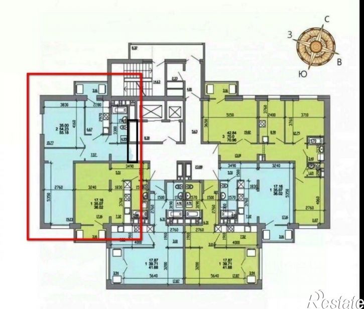 2-комн квартира ул Лобачевского, 13,  д. 13