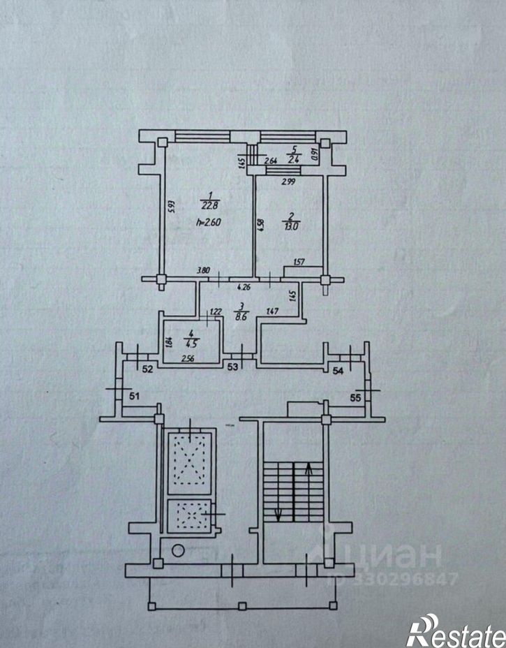 2-комн квартира проспект Маршала Жукова, 11/1,  д. 11/1
