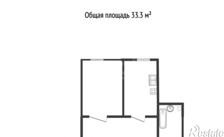 1-комн квартира улица Багратиона, 49,  д. 49