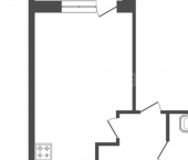 1-комн, 42кв м, этаж 2/16 Депутатская улица, 53