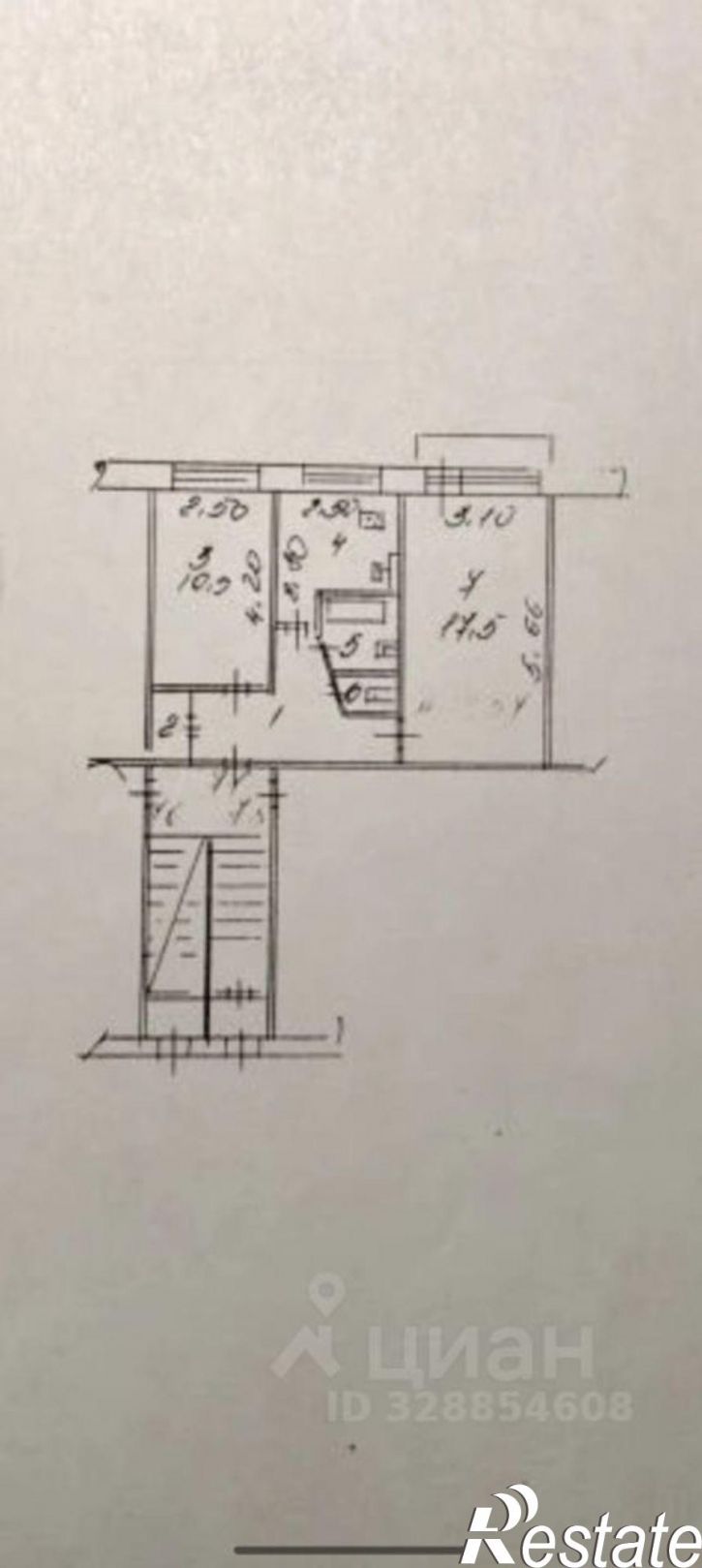 2-комн квартира микрорайон Топкинский, 21