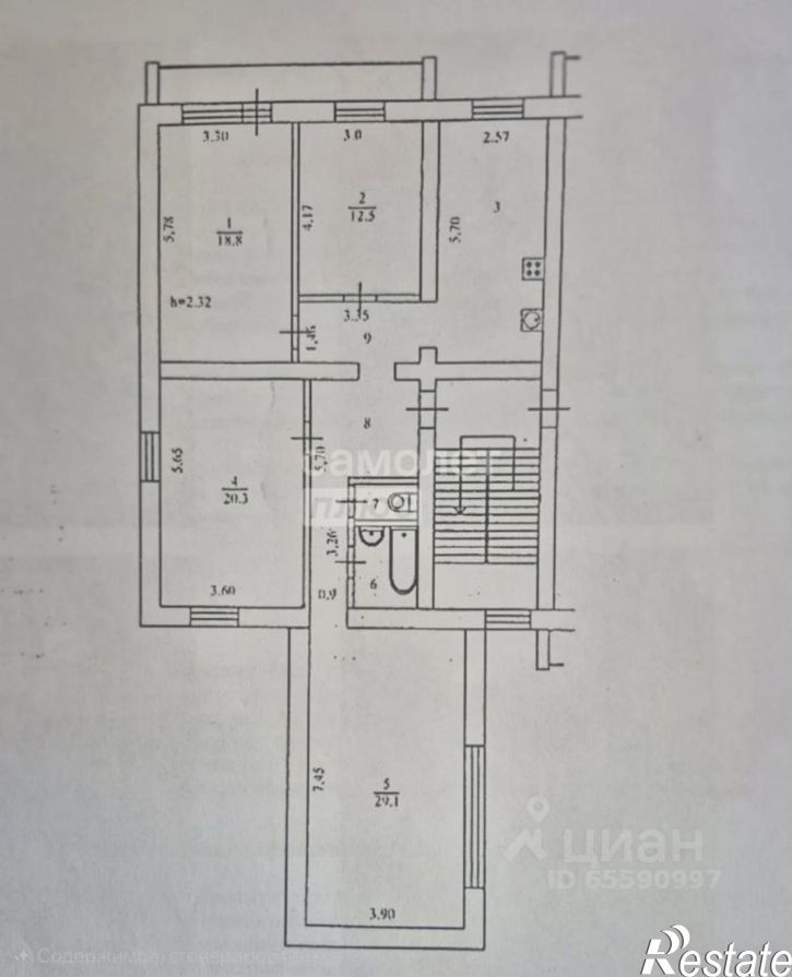 4-комн квартира улица Гоголя, 30,  д. 30