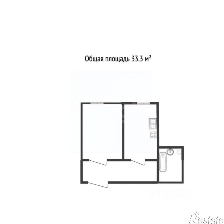 1-комн квартира улица Багратиона, 49,  д. 49
