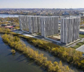 1-комн, 45кв м, этаж 5/19 улица Набережная Иркута, 23