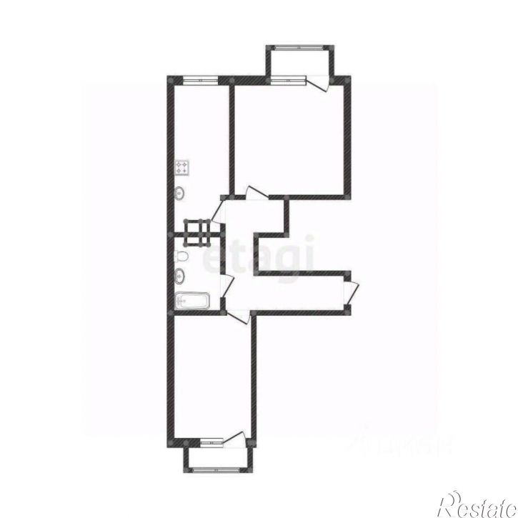2-комн квартира ул Сурнова, 30/2,  д. 30/2