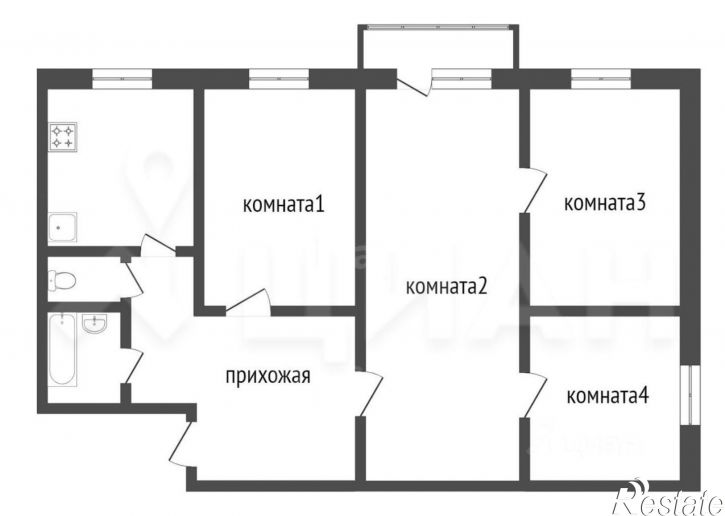 4-комн квартира ул Гравийная, 10,  д. 10
