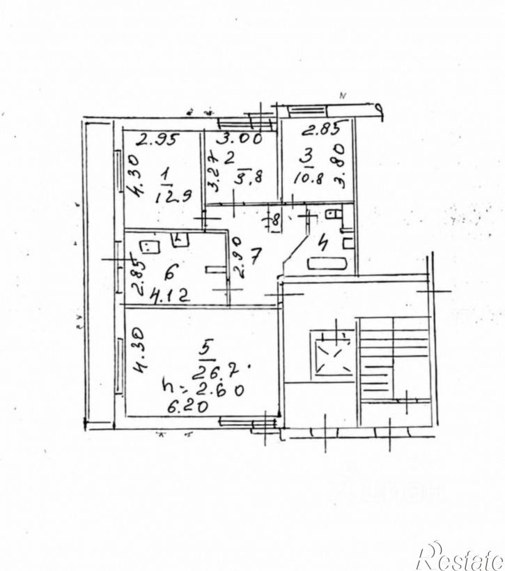 4-комн квартира Октябрьский переулок, 11,  д. 11