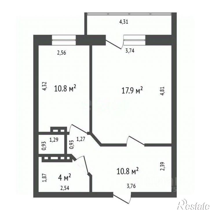 1-комн квартира Байкальская улица, 236Б/1,  д. 236Б/1