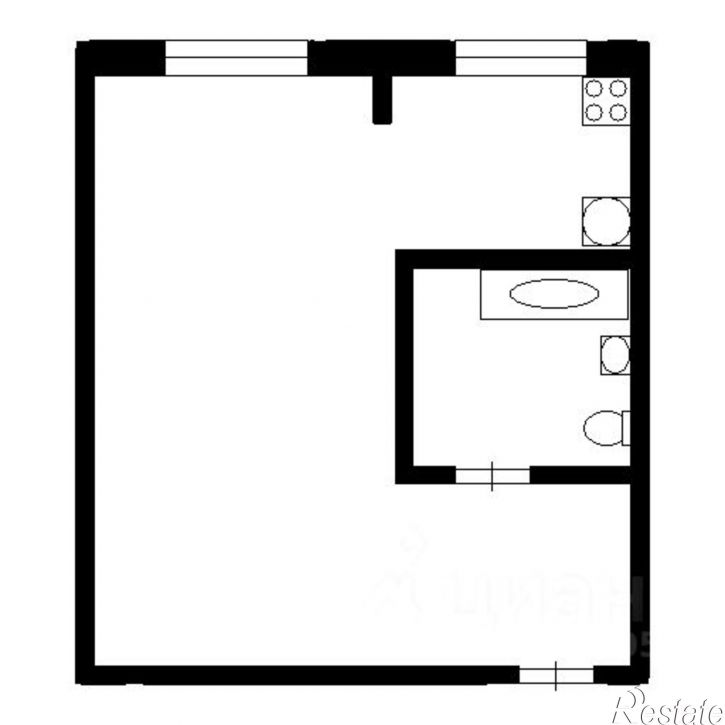 1-комн квартира Дальневосточная улица, 1Г,  д. 1Г
