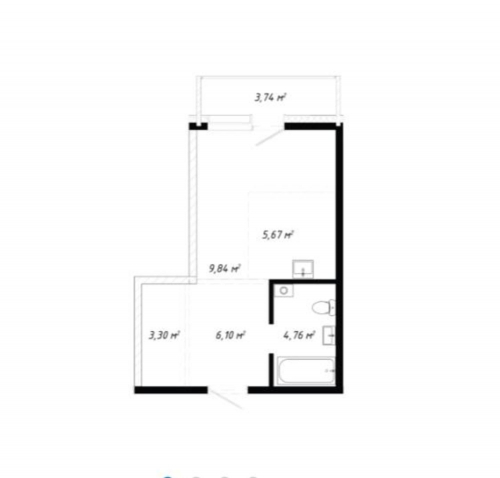 Продажа 1-комн квартиры Баррикад, 60/5