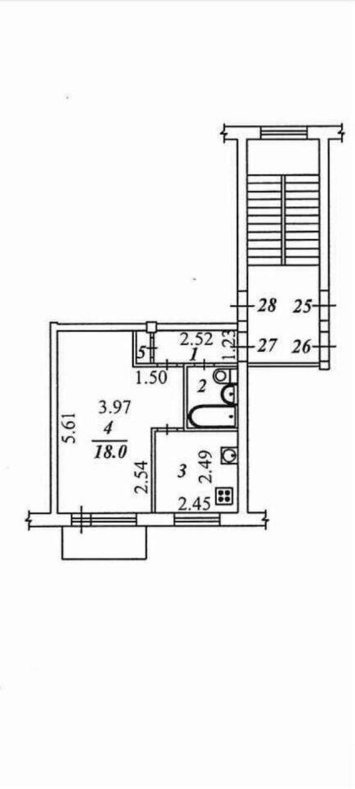 1-комн квартира Станиславского, 5