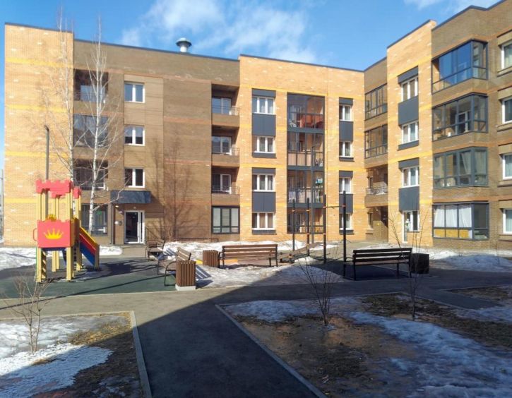 1-комн квартира в новом доме переулок имени Академика Алексея Окладникова, 33