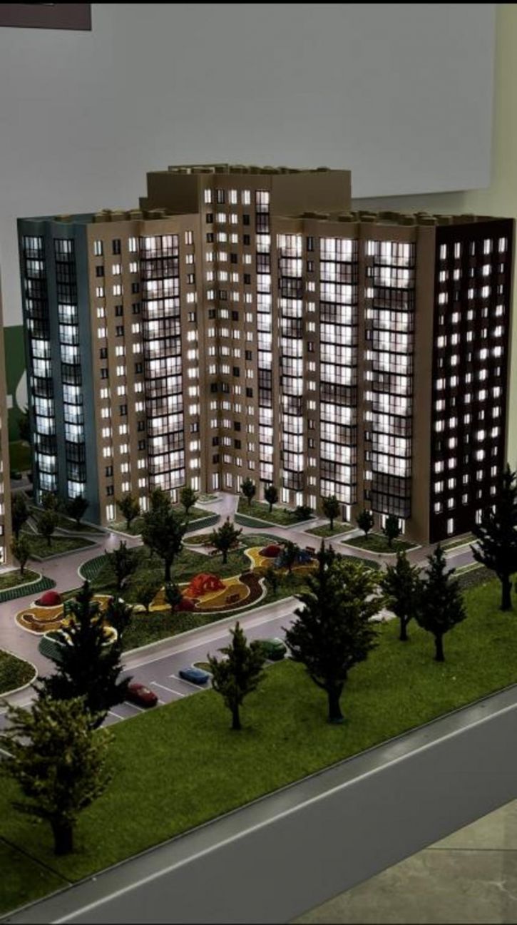 1-комн квартира в новом доме Советская, 1