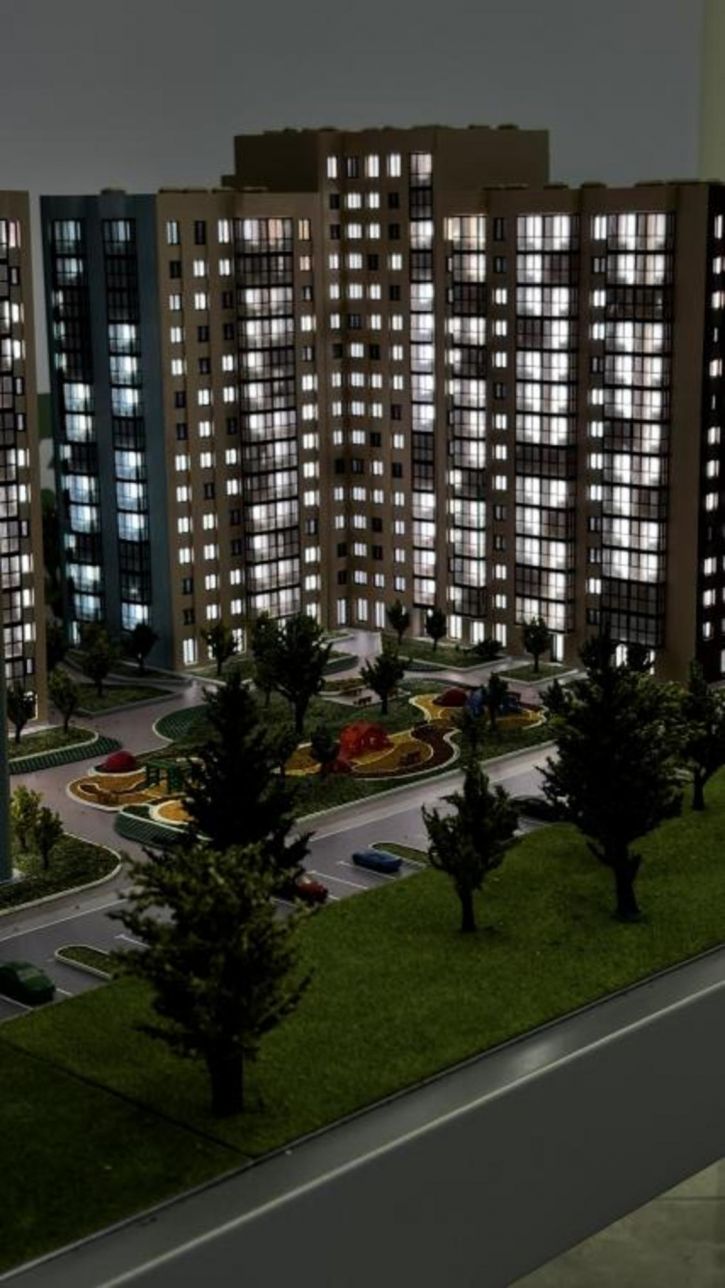 1-комн квартира в новом доме Советская, 1
