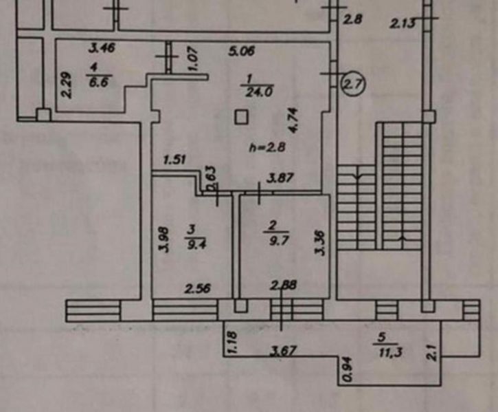 3-комн квартира Спецстроевская, 21