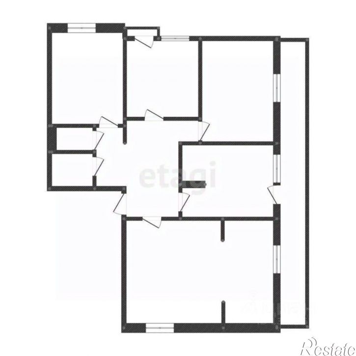 4-комн квартира улица Лермонтова, 321А,  д. 321А