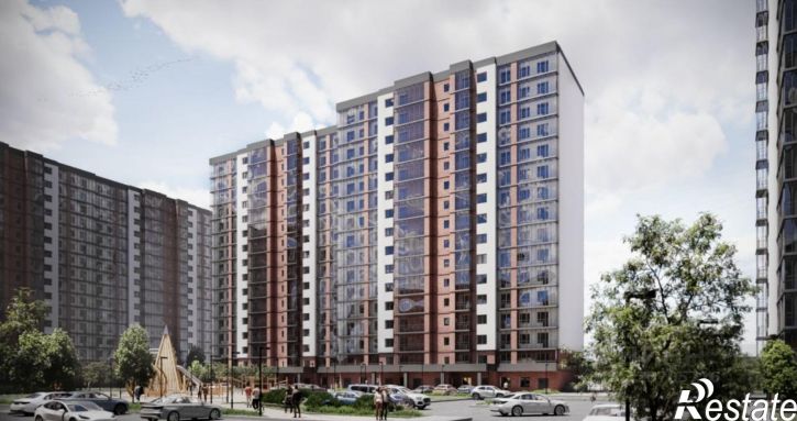 1-комн квартира в новом доме микрорайон Ново-Ленино