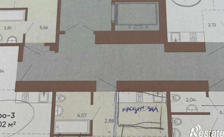2-комн квартира в новом доме Советская улица, 109/3,  д. 109/3