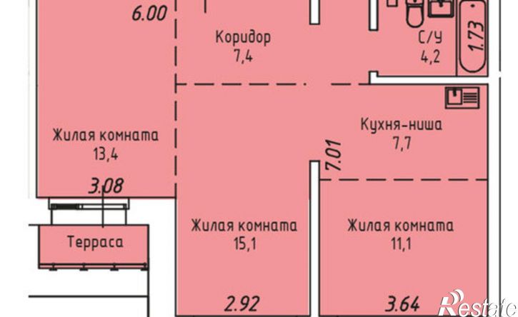 3-комн квартира Култукская улица, 16,  д. 16