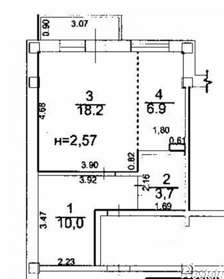 1-комн квартира Карпинская улица, 89,  д. 89