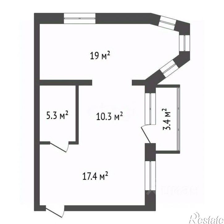 2-комн квартира ул Владимира Давыдова, 33,  д. 33