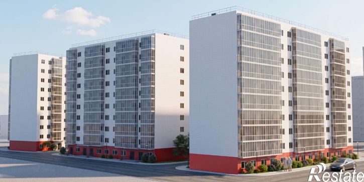 1-комн квартира в новом доме микрорайон Ново-Ленино