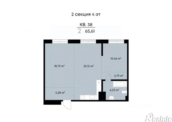 2-комн квартира в новом доме ул Трилиссера, 31,  д. 31