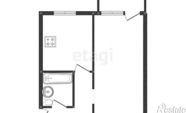 1-комн квартира улица Розы Люксембург, 217А,  д. 217А