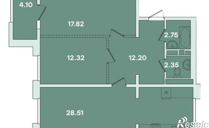2-комн квартира ул Киренская, 11/4,  д. 11/4