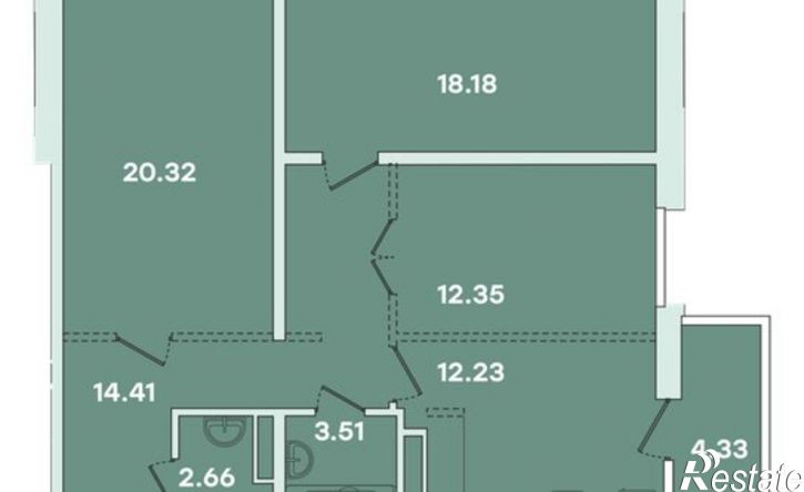 3-комн квартира ул Киренская, 11/4,  д. 11/4