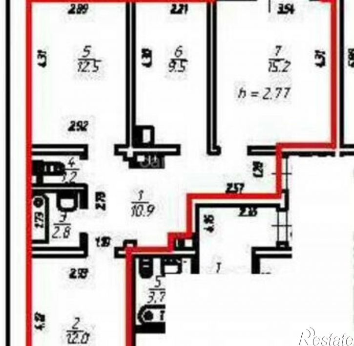 3-комн квартира Дальневосточная улица, 29/4,  д. 29/4