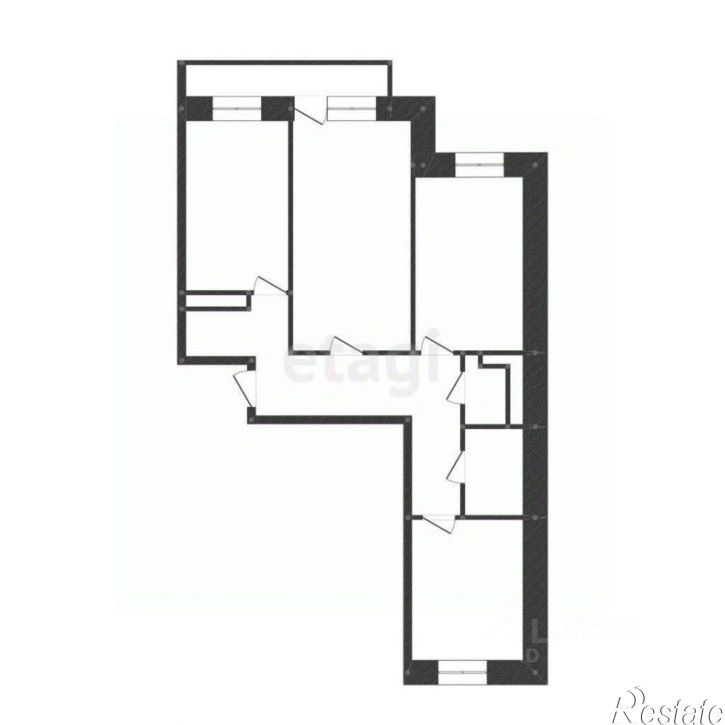 3-комн квартира ул Баумана, 231/9,  д. 231/9
