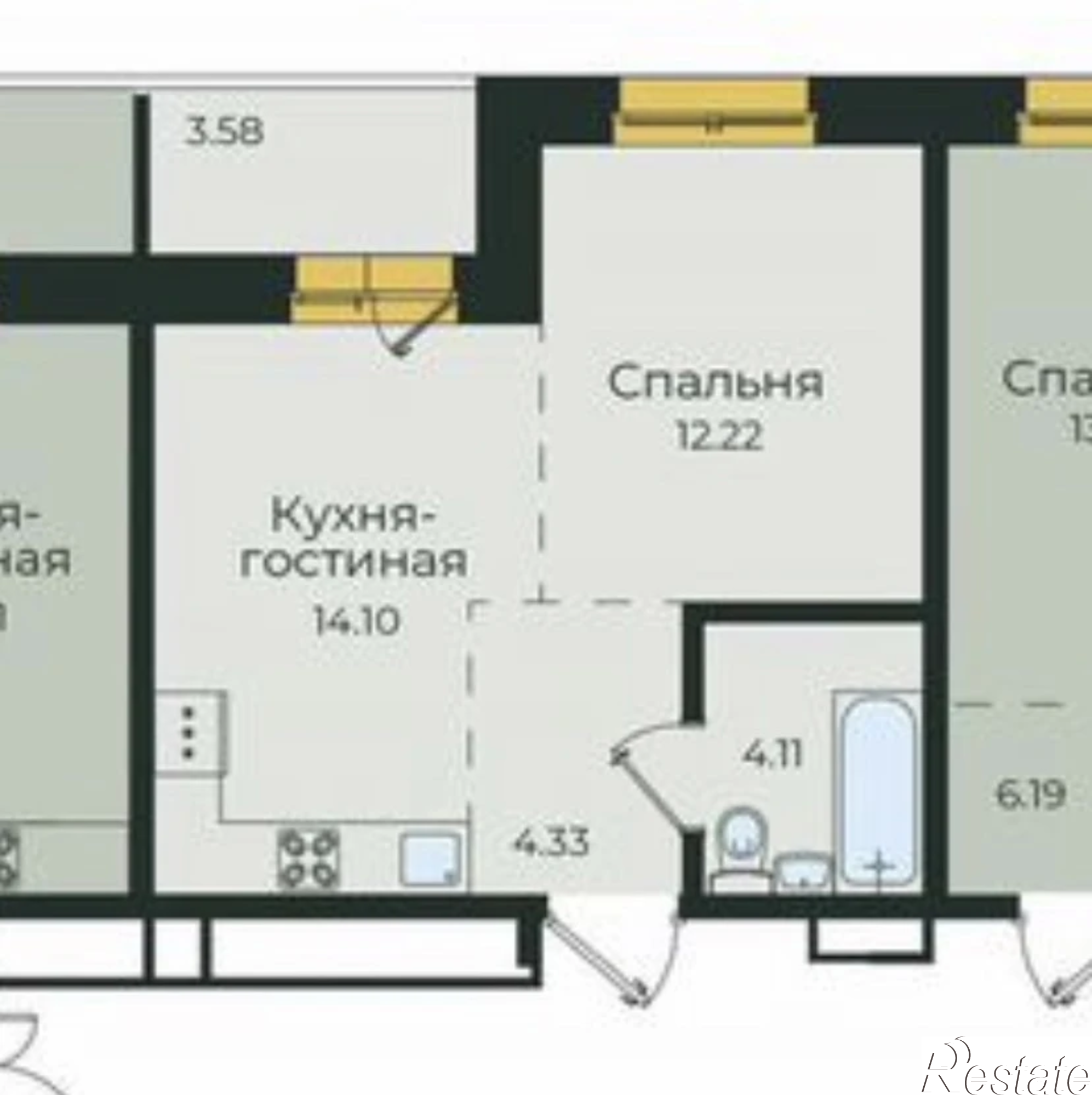 Купить квартиру за 6 000 000 рублей на Пискунова, 136
