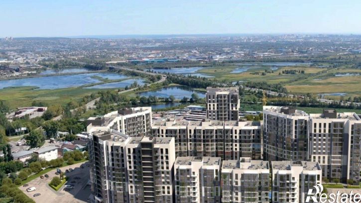 1-комн квартира в новом доме улица Розы Люксембург