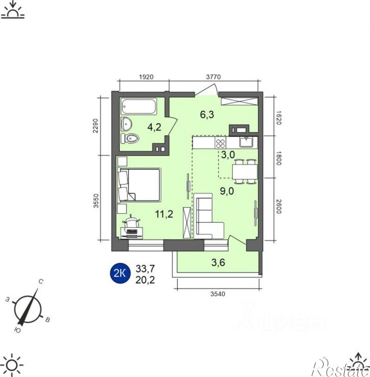 2-комн квартира ул Старо-Кузьмихинская, 22/1,  д. 22/1