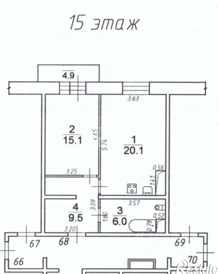 2-комн квартира ул Трилиссера, 8/3,  д. 8/3