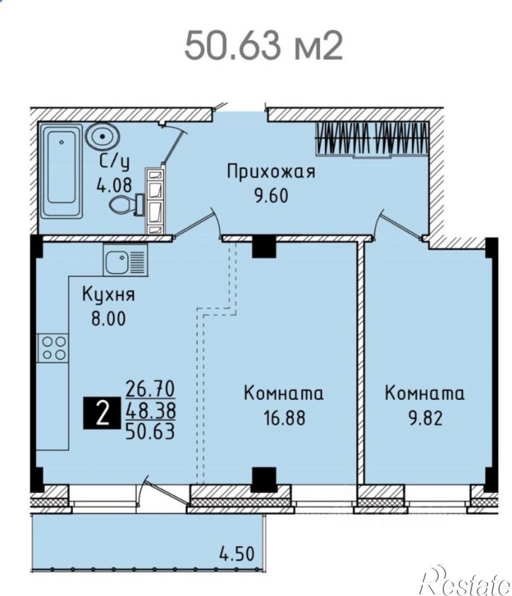 2-комн квартира ул Гражданская, 74,  д. 74