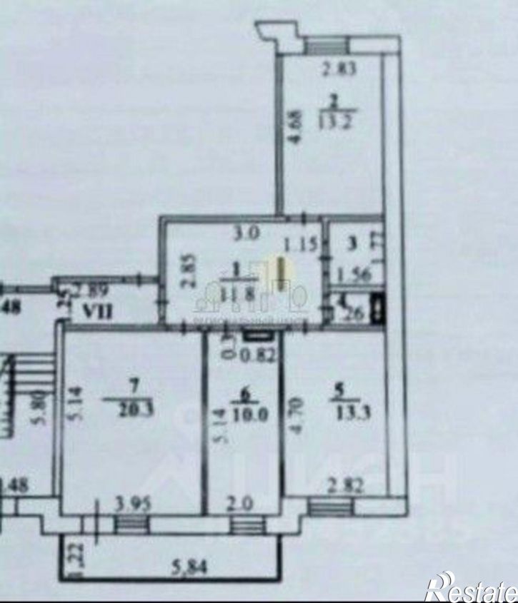 3-комн квартира ул Мичурина, 7/1,  д. 7/1