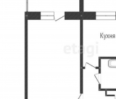 1-комн, 34кв м, этаж 3/5 ул Баррикад, 189