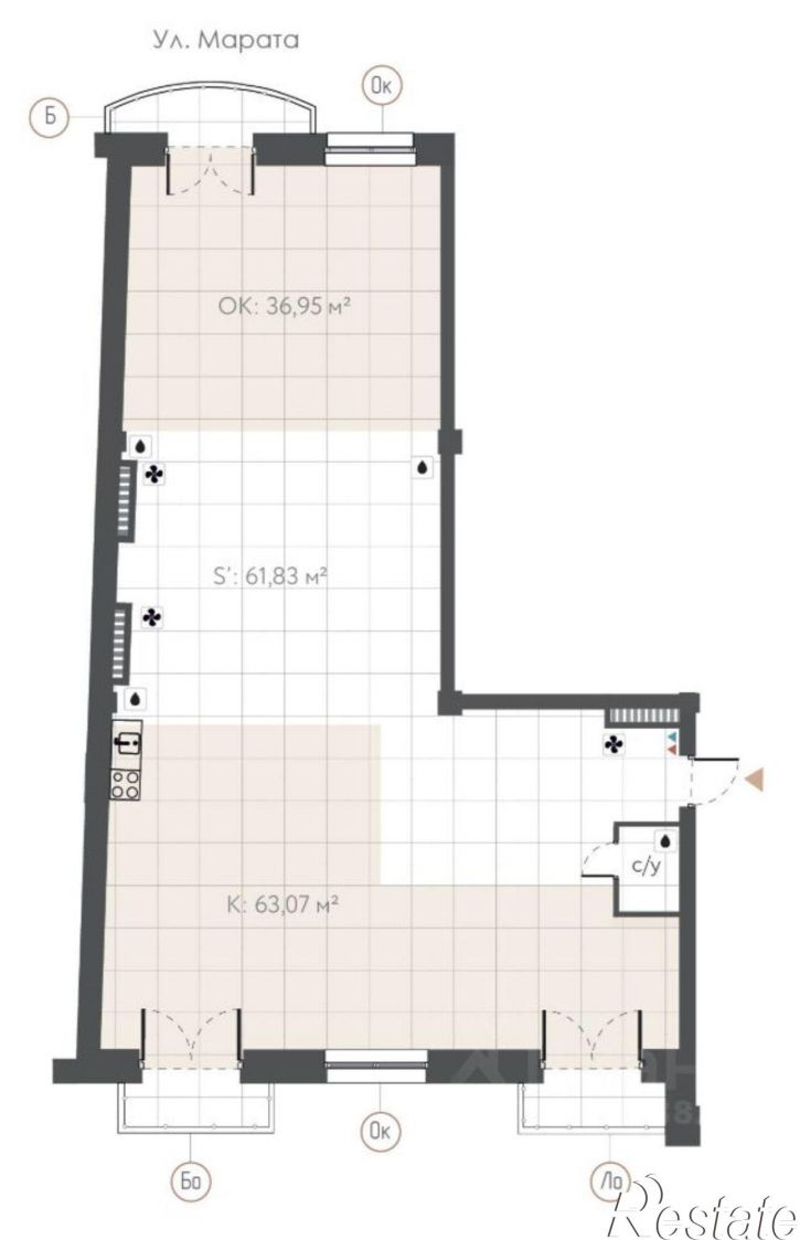 2-комн квартира в новом доме ул Сурикова, 21/1,  д. 21/1