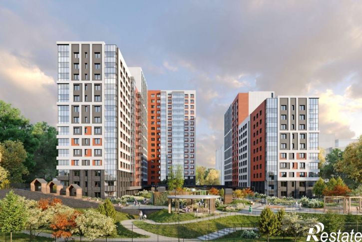 1-комн квартира в новом доме улица Баррикад