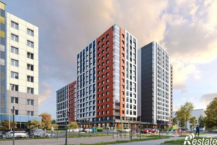 1-комн квартира в новом доме улица Баррикад