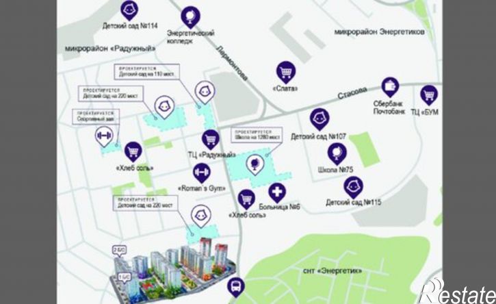 1-комн квартира в новом доме ул Варламова, 102,  д. 102