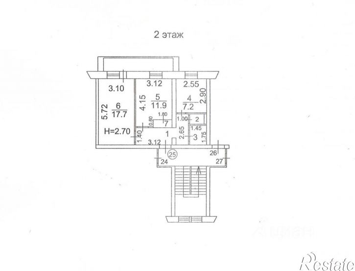 2-комн квартира ул Ярославского, 298а,  д. 298а
