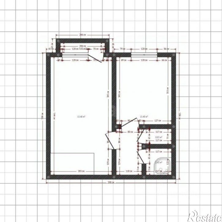 1-комн квартира ул Ледовского, 1,  д. 1