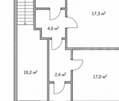 3-комн, 61кв м, этаж 1/5 ул Колхозная, 14