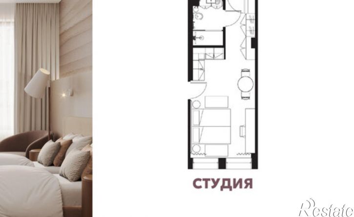 1-комн квартира в новом доме ул Халтурина, 19,  д. 19