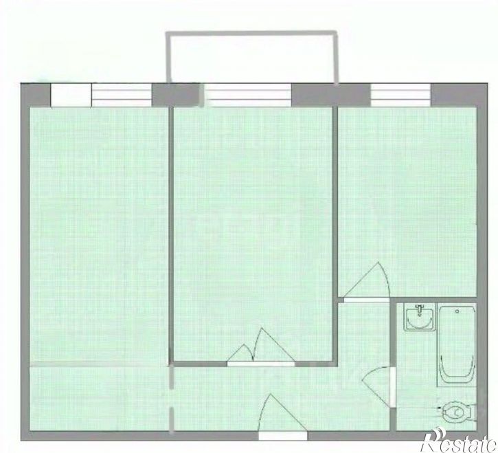 2-комн квартира ул Станиславского, 33,  д. 33